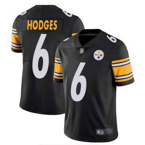 Nike Steelers 6 Devlin Hodges Black Vapor Untouchable Limited Jersey